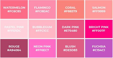 pink color code cmyk|pink color number codes.